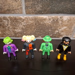 DC Villains Playmobil Kinder Surprise καινούργιο, σετ 4 φιγούρες