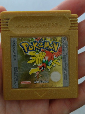 Pokemon Gold used Game Boy Color, original version without save
