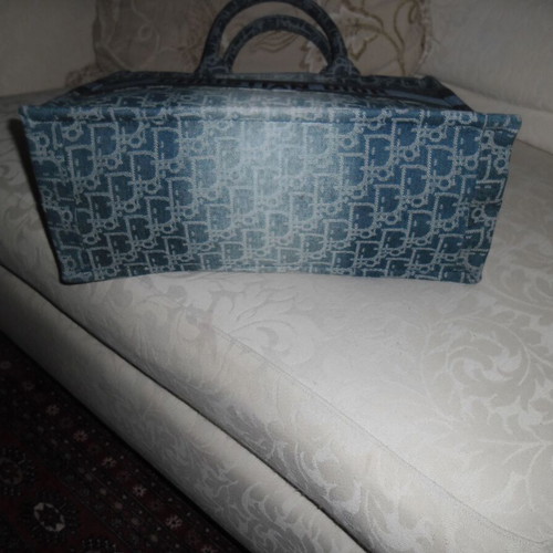 Τσάντα Christian Dior Book Totte denim καινούργια, μπλε