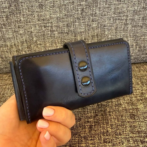 Leather tobacco case handmade, new