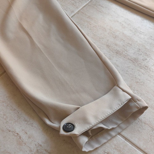 Beige women's pants, made in Italy, size M / 38 / 10