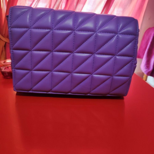 Zara shoulder bag like new, purple-lilac with gold-bronze chain