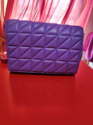 Zara shoulder bag like new, purple-lilac with gold-bronze chain