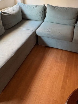 Marmaridis corner sofa like new, 235x290 cm, comfortable