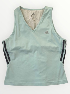 Adidas mint top used, size L 40 12, green