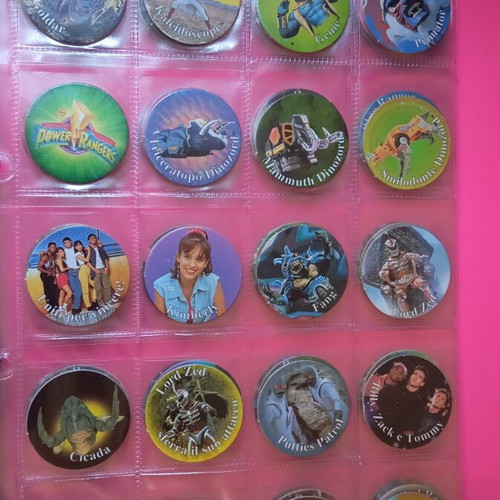 Power Rangers set of 50 caps like new, 1995 Saban