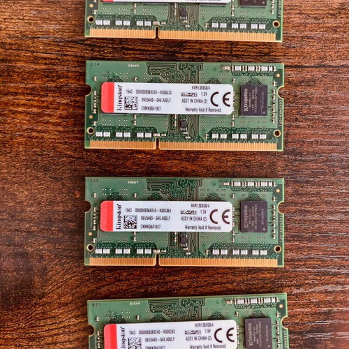 Kingston DDR3 16GB SODIMM 4x4GB KVR13S9S8/4 used
