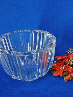 Orrefors Mirabelle bowl used, full lead crystal Sweden