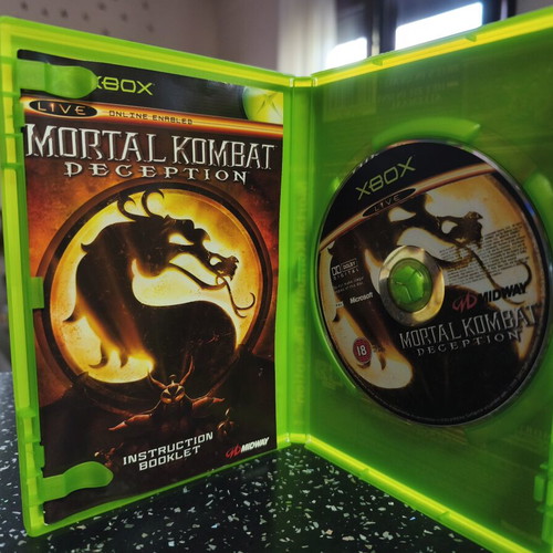 Mortal Kombat Deception Xbox original game used with manual