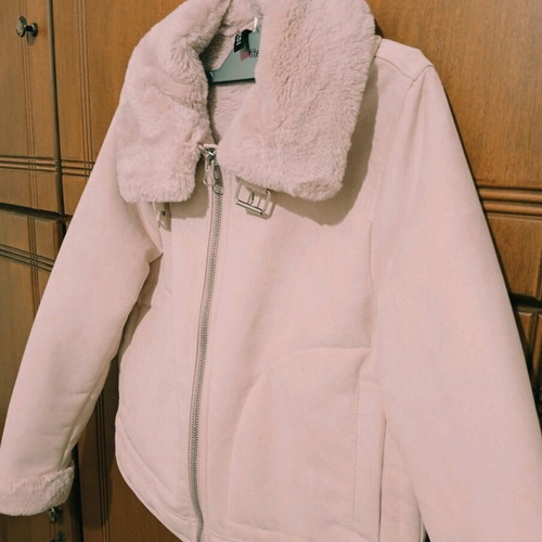 Women's jacket H&M pink size 12/L like new
