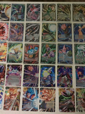 Dragon Ball Super Bandai κάρτες μεταχειρισμένες, EX-Rare silver foil
