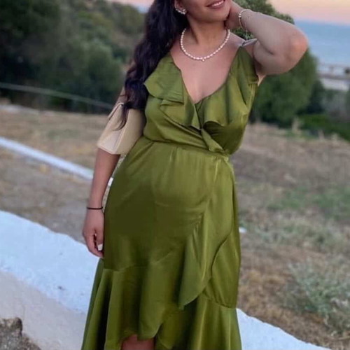 Nash dress like new, green, size M