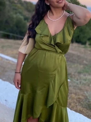 Nash dress like new, green, size M
