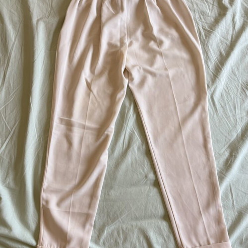White satin pants Piaza Italia like new, sizes S and M