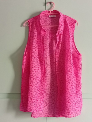 Pink Woman blouse, pink, XL