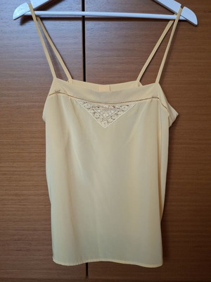 Lingerie blouse yellow, like new, size M