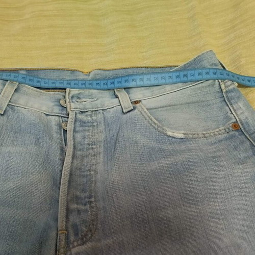 Levi's 501 vintage jeans used, size 33/34, blue