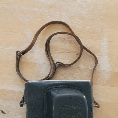 Zenith camera used with leather case