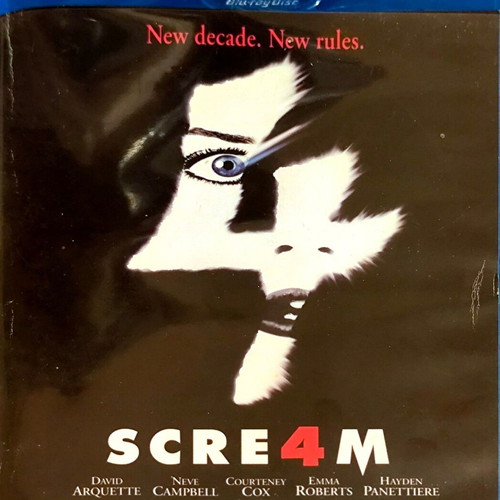 Scream 4 Blu-Ray slasher movie used, horror, subtitles