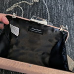 Bag to Bag τσάντα φάκελος χειρός καινούργια, μπεζ ροζ με λουράκι