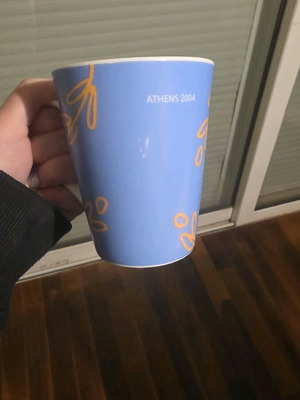 Athens 2004 mug used, collectible Olympic Games souvenir
