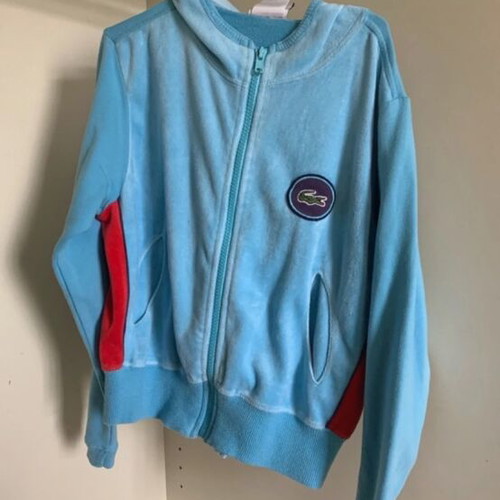 Lacoste jacket used, size S, blue
