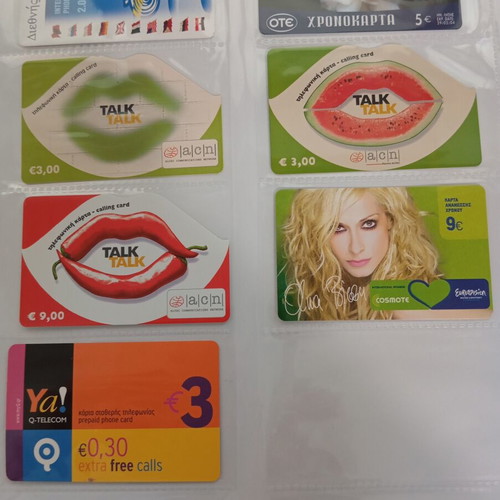 Phone card collection used, 109 vintage 90s-00s, OTE and others
