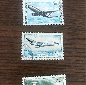 Γραμματόσημα Γαλλία αεροπλάνα