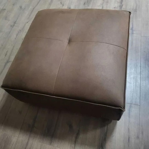 Brown fabric stool new