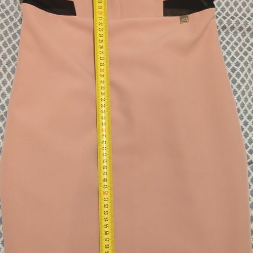 BSB mini dress with cut-outs, powder pink
