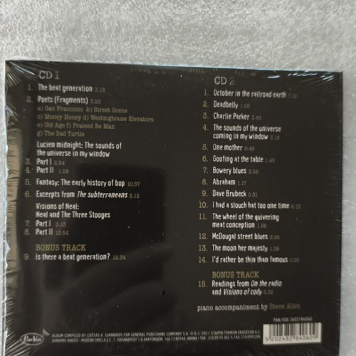 Jack Kerouac The Beat Generation 2CD new, jazz