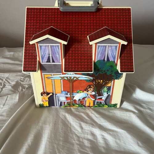 Playmobil house used, empty with all pieces