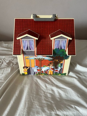 Playmobil house used, empty with all pieces