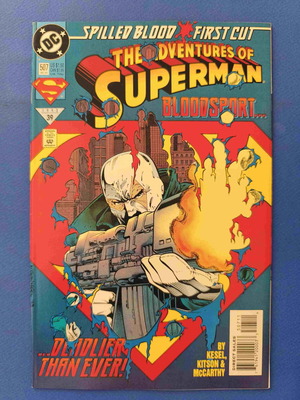 Adventures of Superman 507 comic book used