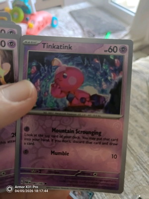 Pokemon Tinkatink (PAR 082) like new, Paradox Rift Holo