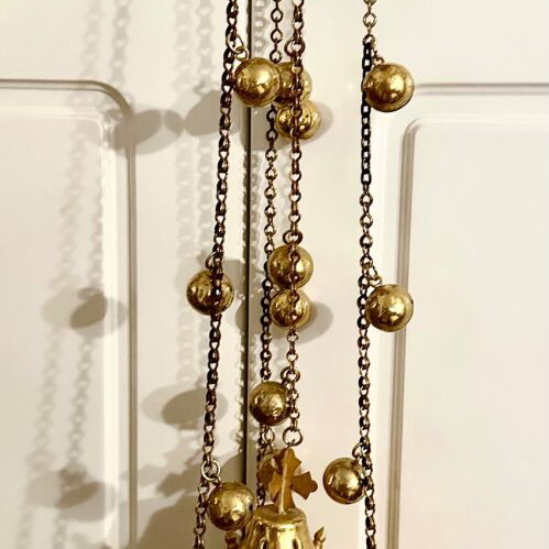 Russian gilded censer like new, church-shaped