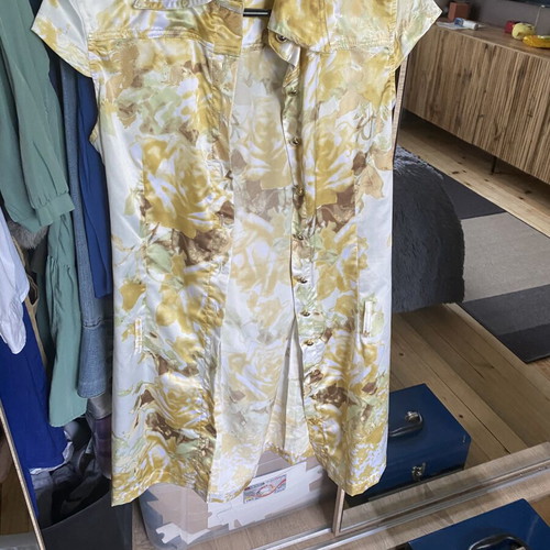 Dress Cavalieri beige silk like new, elegant style