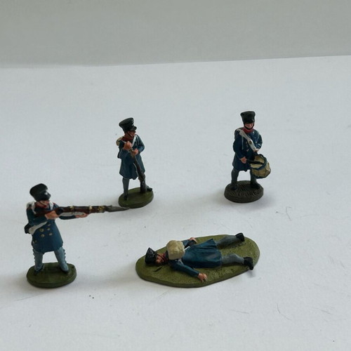 Del Prado Battle of Waterloo Prussian Army lead soldiers like new