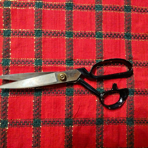 Vintage Japanese large professional scissors used