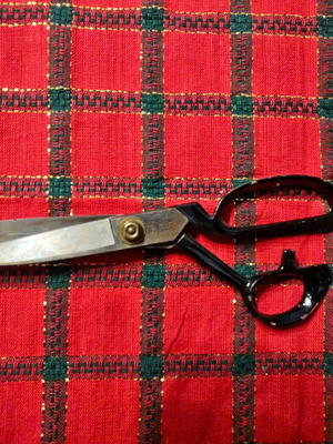 Vintage Japanese large professional scissors used