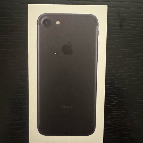 iPhone 7 32GB new, black, with charger and headphones