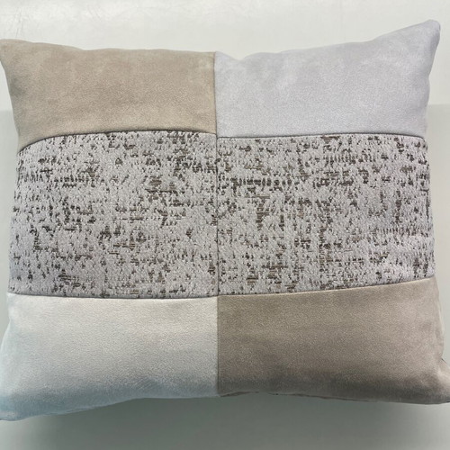 Decorative pillow 40 x 45 cm double-sided patchwork, new