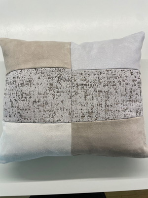 Decorative pillow 40 x 45 cm double-sided patchwork, new