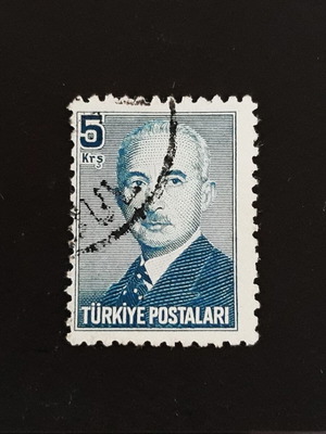Γραμματόσημο Τουρκίας 1948 5 kurus με Μουσταφά Ισμέτ Ινονού σαν καινούργιο