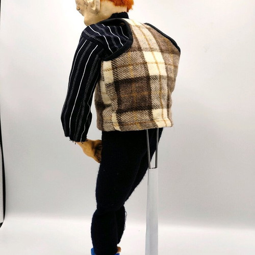 Antique handmade doll Quasimodo from Notre Dame used