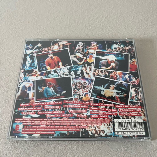 Pennywise Live at the Key Club CD used, punk