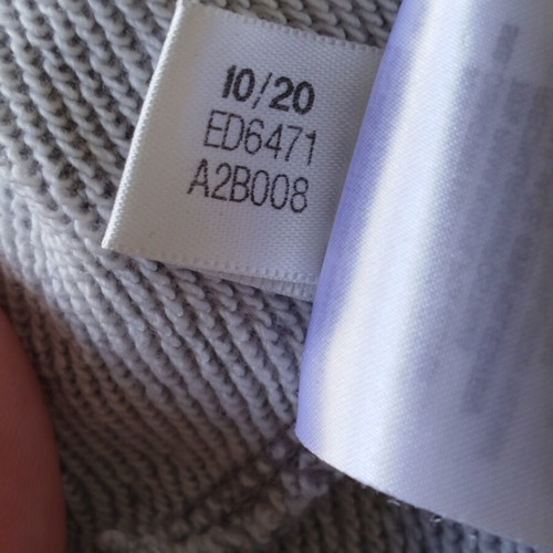 Adidas Essentials Big Logo hoodie, grey, size 13-14 years