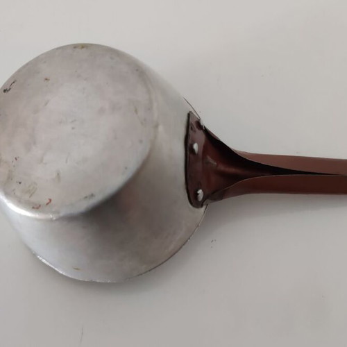 Vintage aluminum kitchenware set used, 2 pieces