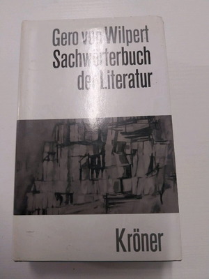 Sachwoerterbuch der Literatur like new, German literature dictionary