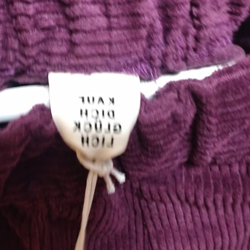 Women's Corduroy Pants used, size S, burgundy/purple